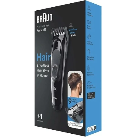 BRAUN HC 5310 negro 1×1 ud, cortapelos