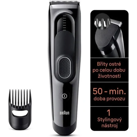 BRAUN HC 5310 negro 1×1 ud, cortapelos