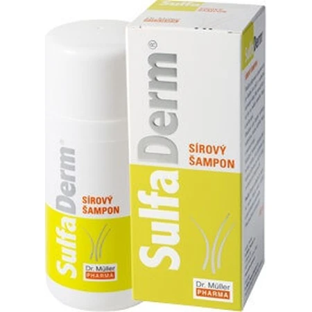 Dr Müller SulfaDerm Champú de azufre 1×100 ml, champú para el cabello