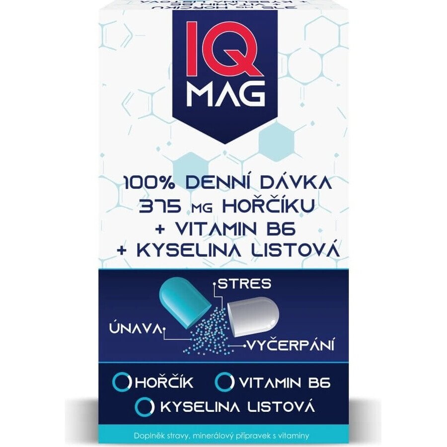 IQ Magnesium 375 mg + B6 1×60 cps, Nahrungsergänzungsmittel