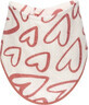 T-TOMI BIO Bamboo bib Pink hearts 1&#215;1 pc, bamboo bib