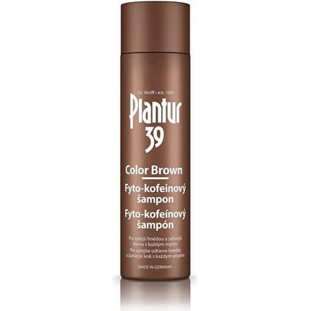 Champú Plantur 39 Color Marrón Fito-cafeína 1×250 ml, champú con cafeína