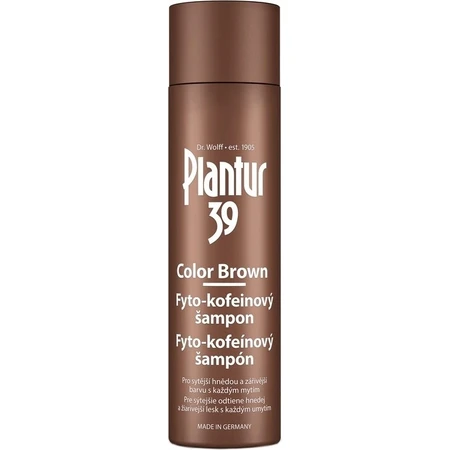 Champú Plantur 39 Color Marrón Fito-cafeína 1×250 ml, champú con cafeína