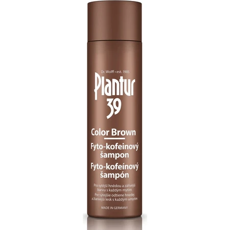 Champú Plantur 39 Color Marrón Fito-cafeína 1×250 ml, champú con cafeína