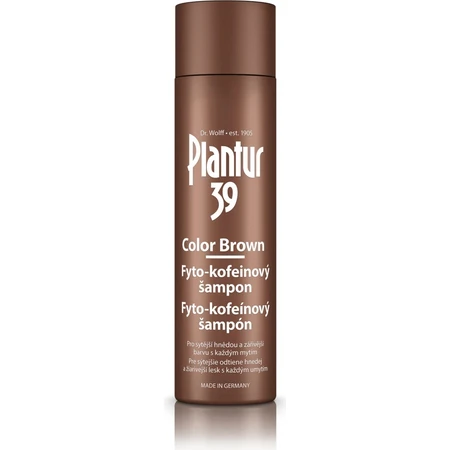 Champú Plantur 39 Color Marrón Fito-cafeína 1×250 ml, champú con cafeína