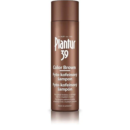 Champú Plantur 39 Color Marrón Fito-cafeína 1×250 ml, champú con cafeína