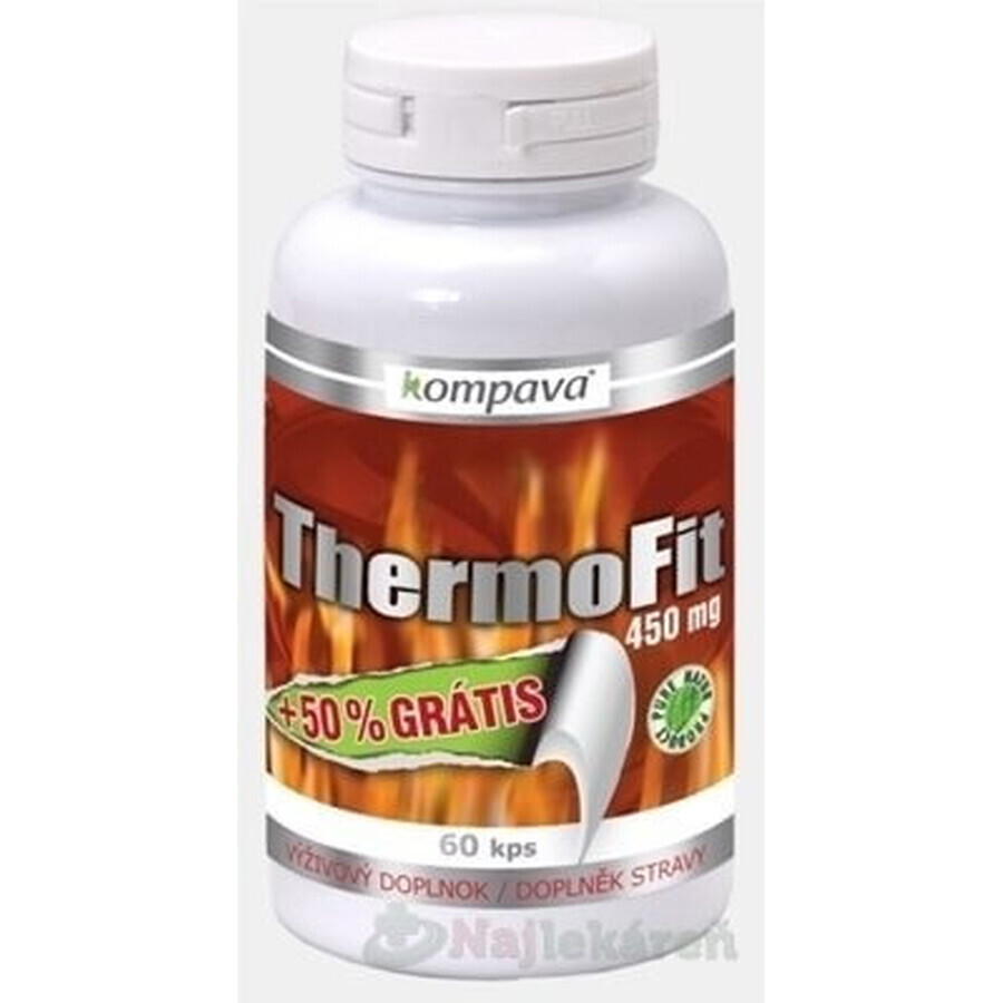 Compava ThermoFit 450 mg 1×60 cps, complément alimentaire