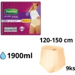 DEPEND MAXIMUM XL para mujer 1×9 unidades, calzoncillos elásticos, perímetro de cadera 120-105 cm