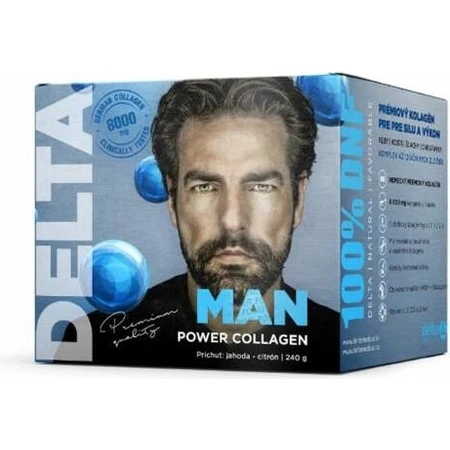 MAN power COLLAGEN Pulver mit Erdbeer- und Zitronengeschmack 240g 1×240 g