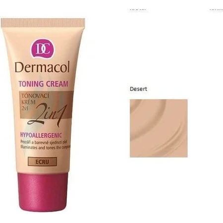 DERMACOL 2in1 farbiger Cremeton: DESERT 1×30 ml, 2in1 farbige Creme