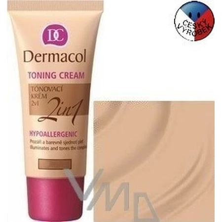 DERMACOL 2in1 farbiger Cremeton: DESERT 1×30 ml, 2in1 farbige Creme