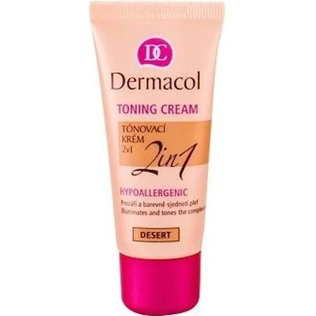 DERMACOL 2in1 farbiger Cremeton: DESERT 1×30 ml, 2in1 farbige Creme