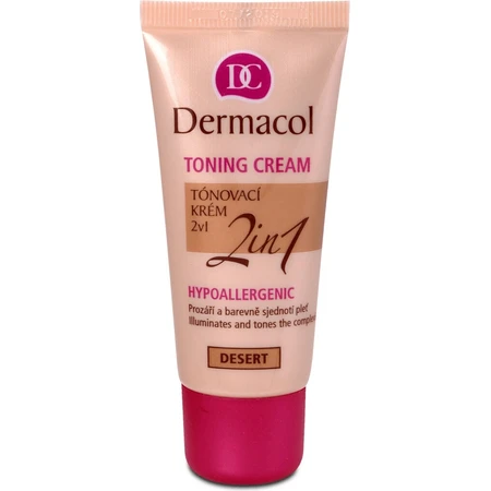 DERMACOL 2in1 farbiger Cremeton: DESERT 1×30 ml, 2in1 farbige Creme