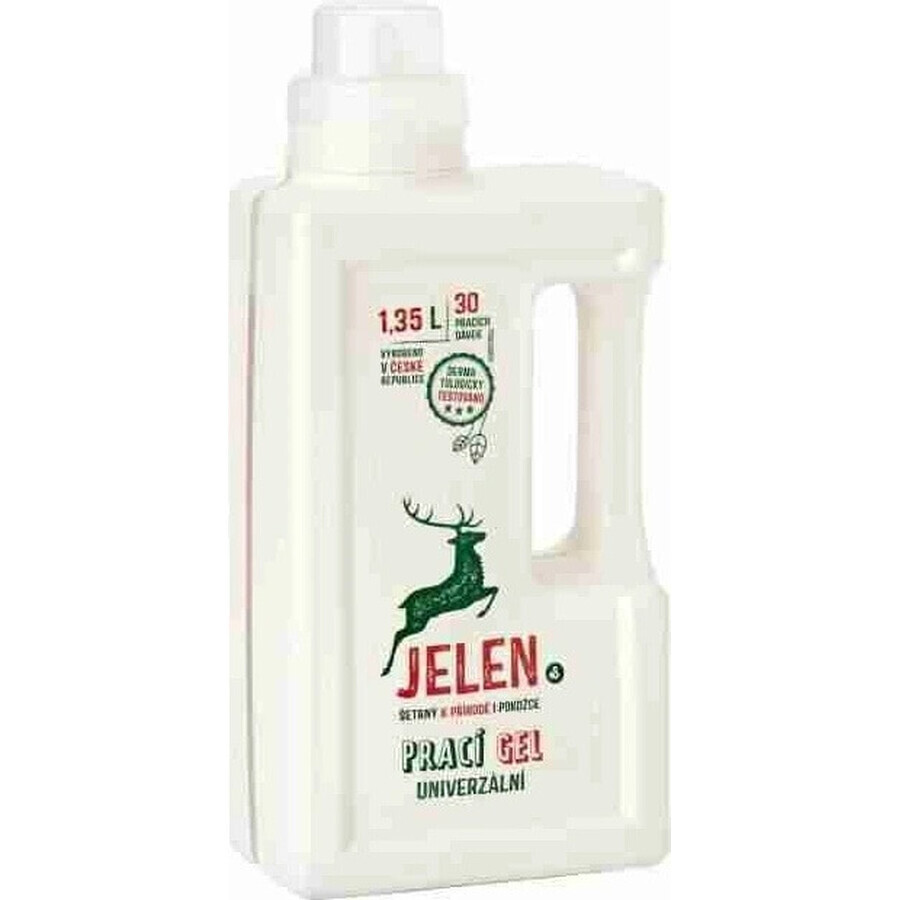 Gel detergent Deer 1,35L Universal 30P 1x1,35L, Gel detergent Universal