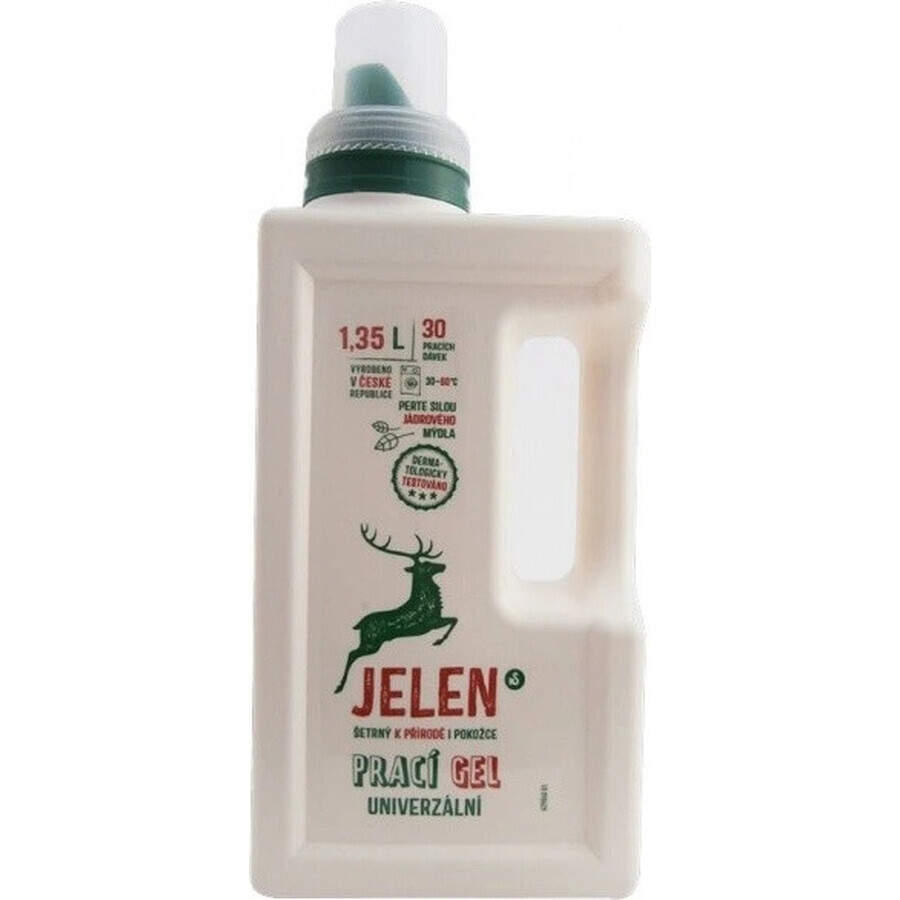 Gel detergent Deer 1,35L Universal 30P 1x1,35L, Gel detergent Universal