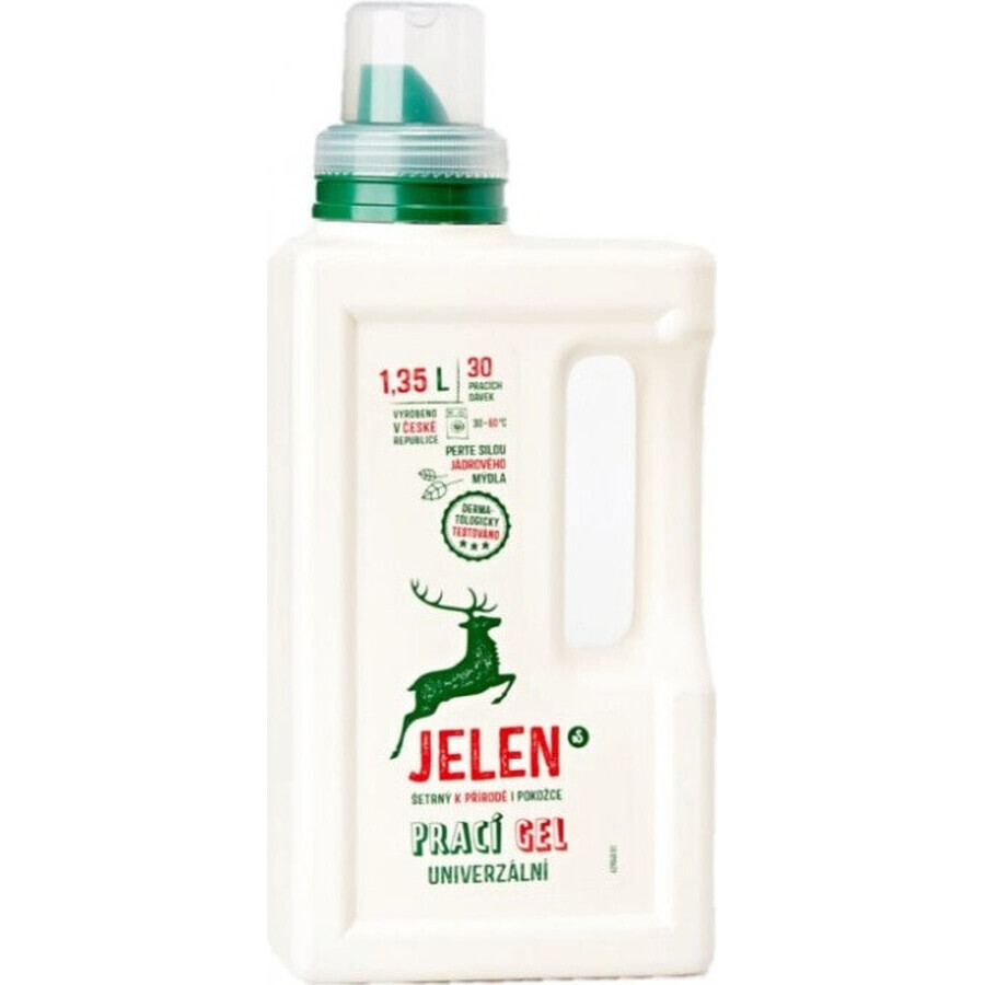 Gel detergent Deer 1,35L Universal 30P 1x1,35L, Gel detergent Universal