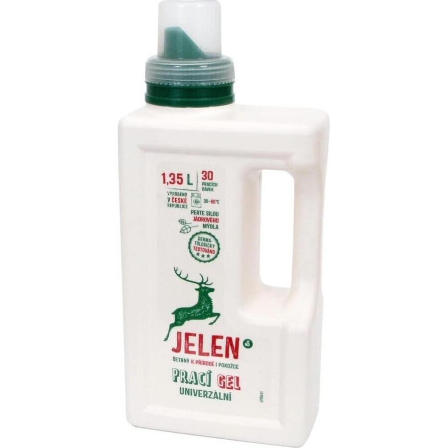 Gel detergent Deer 1,35L Universal 30P 1x1,35L, Gel detergent Universal