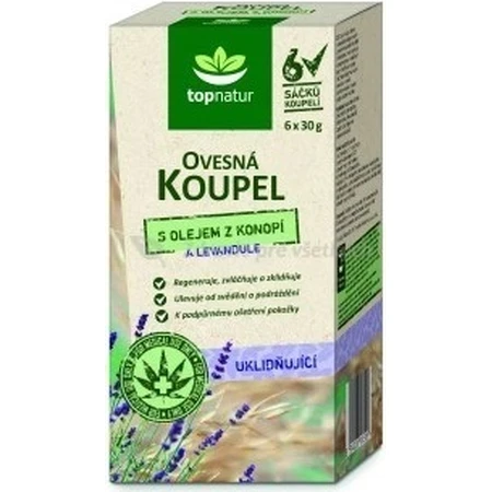 topnatur honingbad met hennepolie 6×30 g, badzakjes