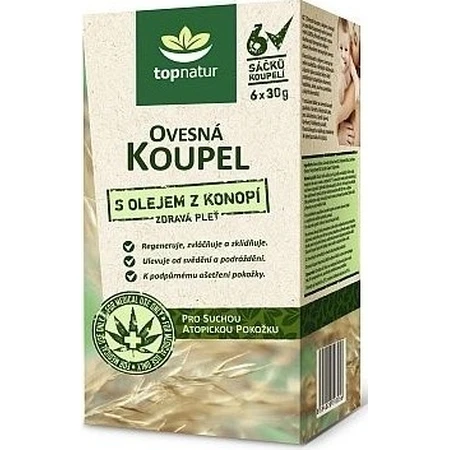 topnatur honingbad met hennepolie 6×30 g, badzakjes