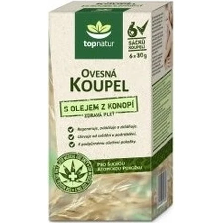 topnatur honingbad met hennepolie 6×30 g, badzakjes