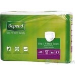 DEPEND Briefs SUPER PLUS M 1×15 pcs, breathable diapers DEPEND Briefs SUPER PLUS M 1×15 pcs, breathable diapers