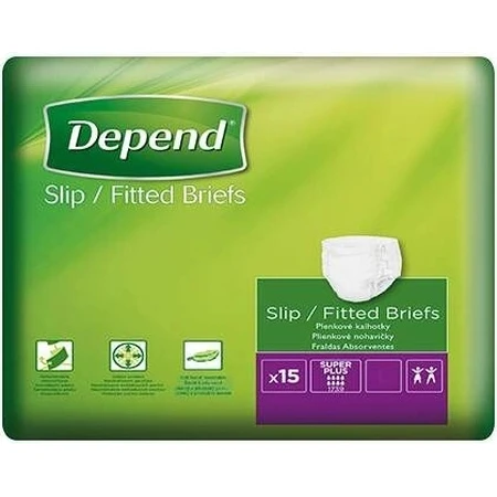 DEPEND Briefs SUPER PLUS M 1×15 Stück, atmungsaktive Windeln