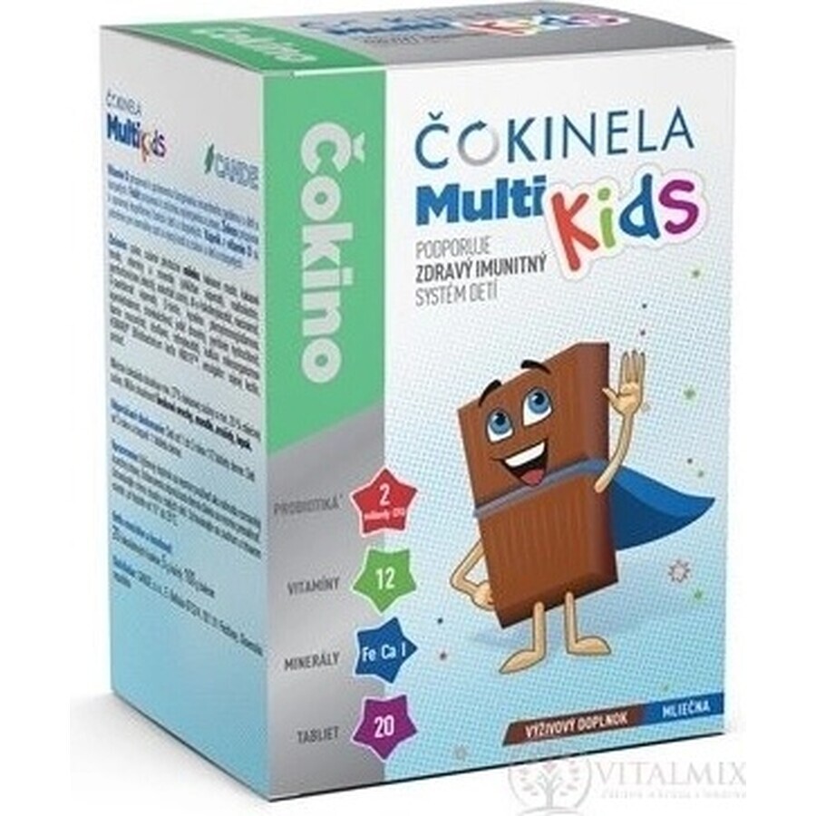 Tavolette di cioccolato Chocinella Multi Kids 1×20 pz.