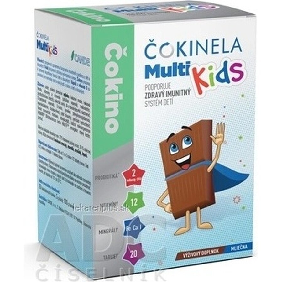Tavolette di cioccolato Chocinella Multi Kids 1×20 pz.