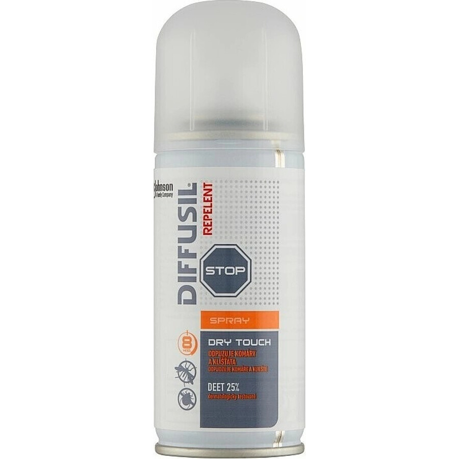 DIFFUSIL REPELENT DRY EFFECT SPRAY 1×100 ml, repellent