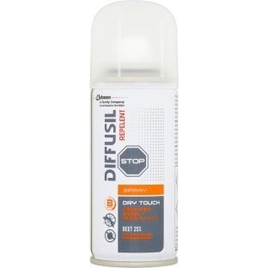 DIFFUSIL REPELENT DRY EFFECT SPRAY 1×100 ml, repellent