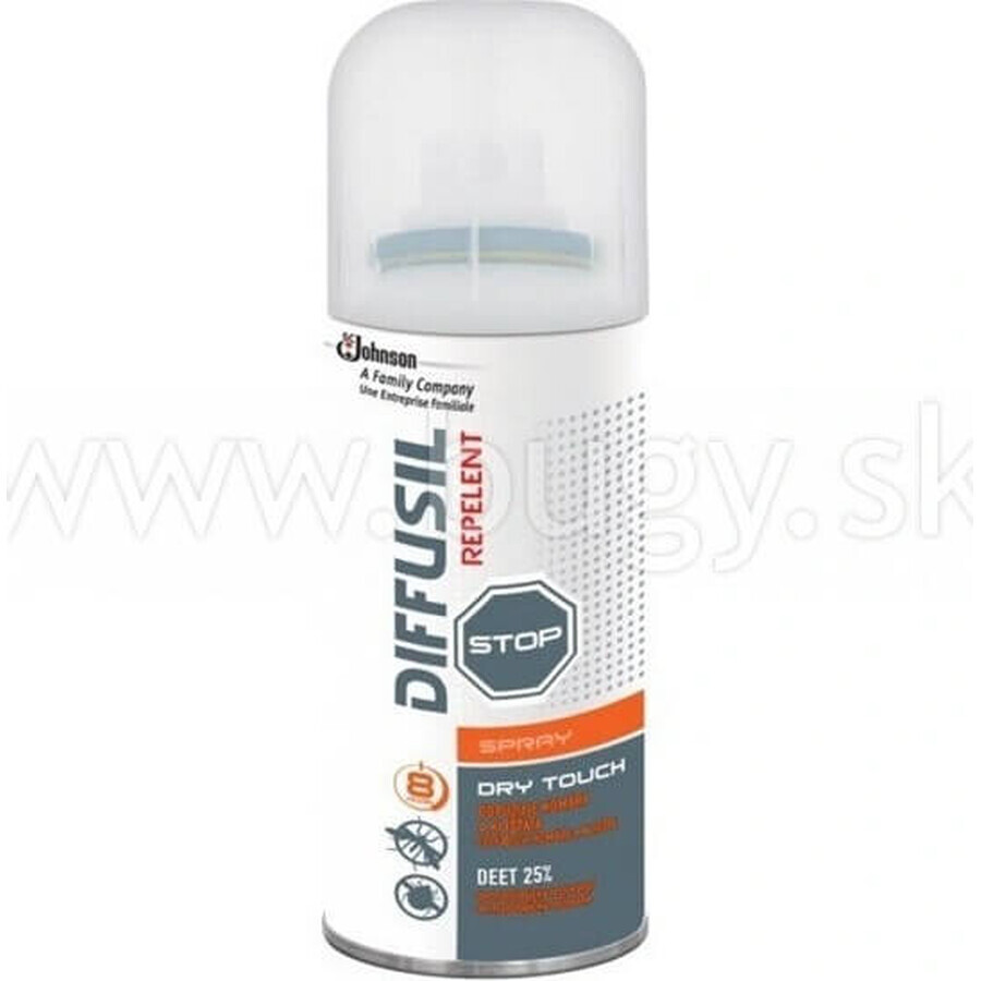 DIFFUSIL REPELENT DRY EFFECT SPRAY 1×100 ml, repellent
