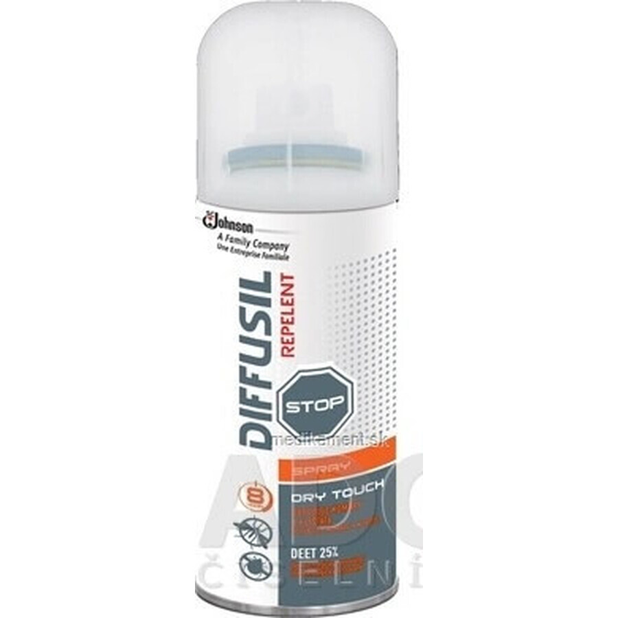DIFFUSIL REPELENT DRY EFFECT SPRAY 1×100 ml, repellent