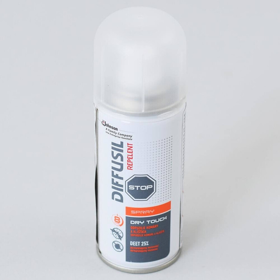 DIFFUSIL REPELENT DRY EFFECT SPRAY 1×100 ml, repellent