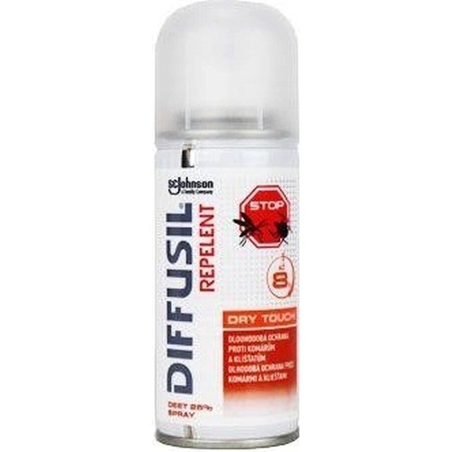 DIFFUSIL REPELENT DRY EFFECT SPRAY 1×100 ml, repellent