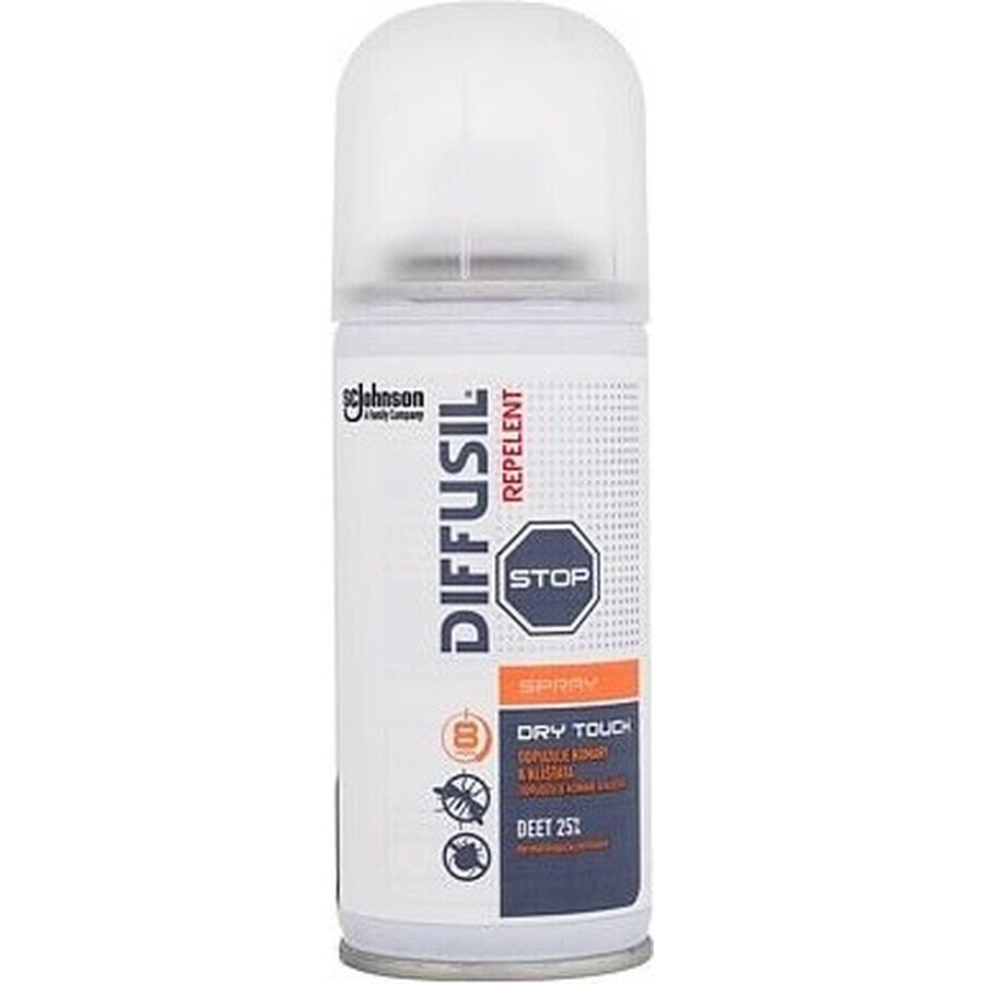 DIFFUSIL REPELENT DRY EFFECT SPRAY 1×100 ml, repellent