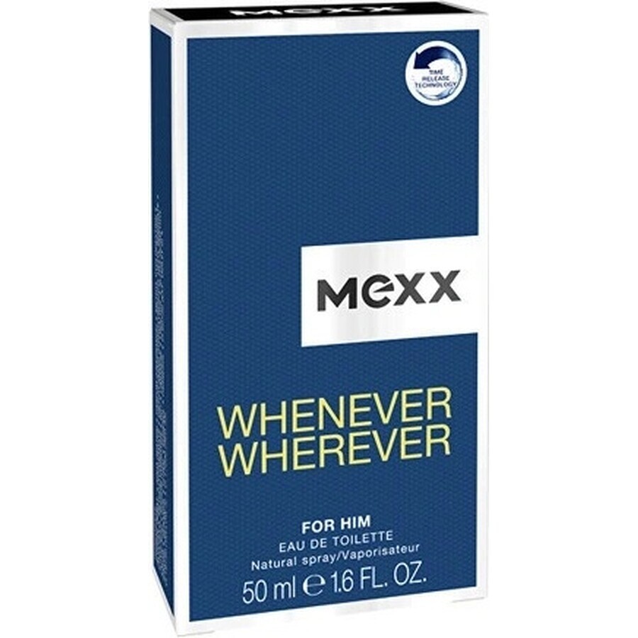 Mexx Whenever Wherever Men Edt 50ml 1×50 ml, Eau de toilette Mexx Whenever Wherever Men Edt 50ml 1×50 ml, Eau de toilette