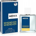 Mexx Whenever Wherever Men Edt 50ml 1×50 ml, Eau de toilette