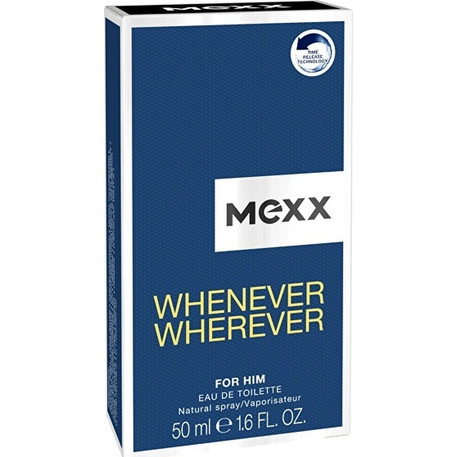 Mexx Whenever Wherever Men Edt 50ml 1×50 ml, Eau de toilette Mexx Whenever Wherever Men Edt 50ml 1×50 ml, Eau de toilette