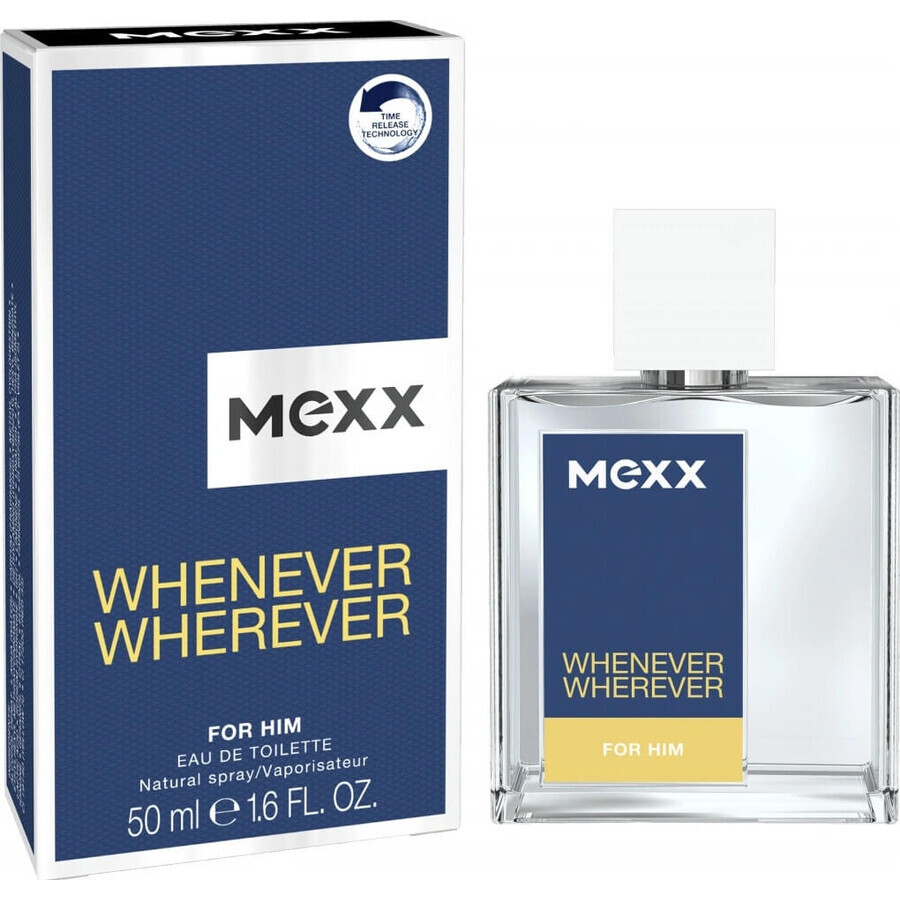 Mexx Whenever Wherever Men Edt 50ml 1×50 ml, Eau de toilette Mexx Whenever Wherever Men Edt 50ml 1×50 ml, Eau de toilette