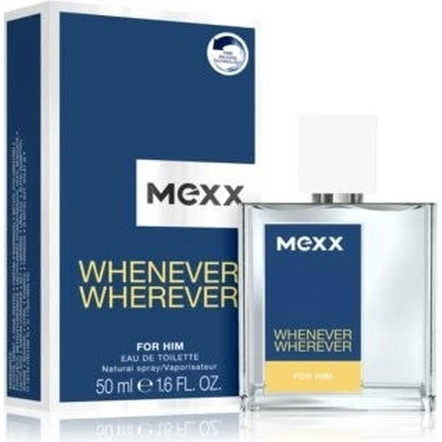 Mexx Whenever Wherever Men Edt 50ml 1×50 ml, Eau de toilette Mexx Whenever Wherever Men Edt 50ml 1×50 ml, Eau de toilette