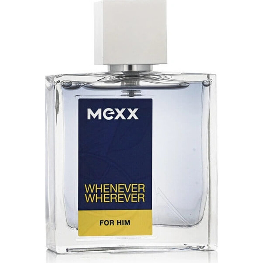 Mexx Whenever Wherever Men Edt 50ml 1×50 ml, Eau de toilette