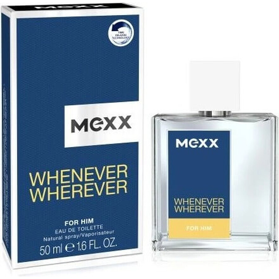 Mexx Whenever Wherever Men Edt 50ml 1×50 ml, Eau de toilette Mexx Whenever Wherever Men Edt 50ml 1×50 ml, Eau de toilette