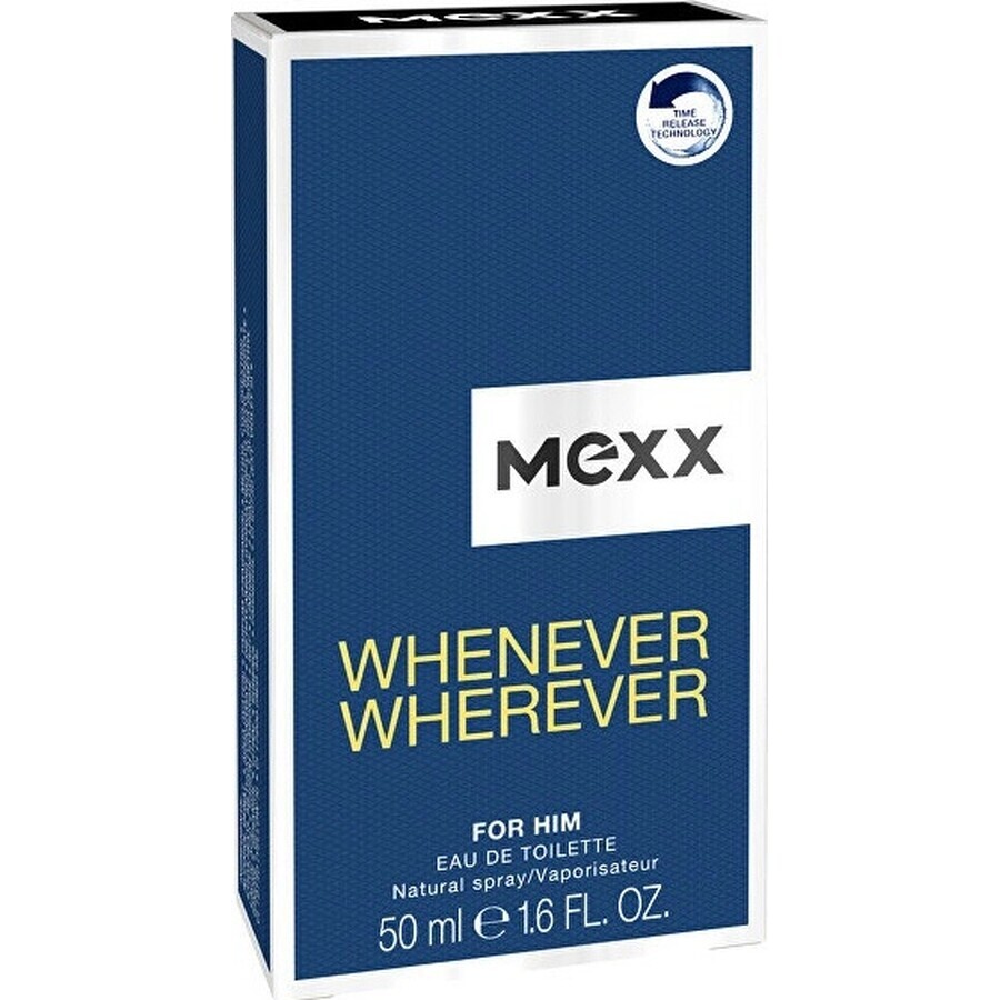 Mexx Whenever Wherever Men Edt 50ml 1×50 ml, Eau de toilette Mexx Whenever Wherever Men Edt 50ml 1×50 ml, Eau de toilette