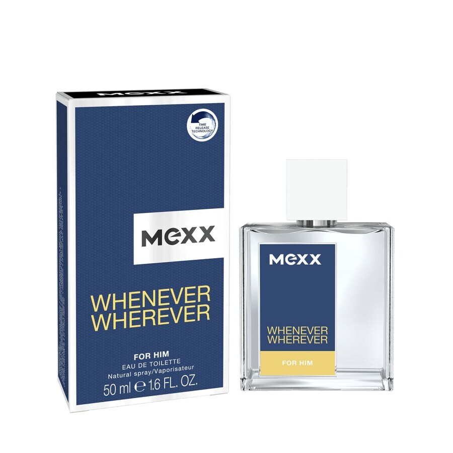 Mexx Whenever Wherever Men Edt 50ml 1×50 ml, Eau de toilette Mexx Whenever Wherever Men Edt 50ml 1×50 ml, Eau de toilette