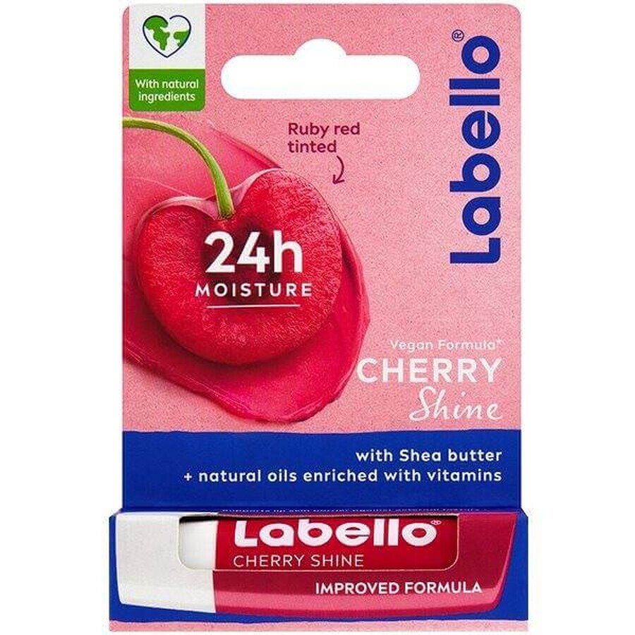 Labello CHERRY SHINE 4×8 g, colored lip balm