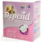 DEPEND ULTRA MINI 1×22 pcs, serviettes pour incontinence 7×19 cm DEPEND ULTRA MINI 1×22 pcs, serviettes pour incontinence 7×19 cm