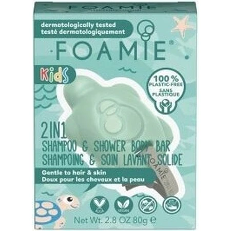 Foamie 2in1 Solid Duschpflege für Kinder Mango & Kokosnuss 1×1 Stück