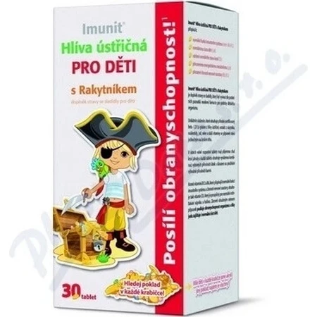 HLIVA Immunit con espino amarillo para niños JACK'S HEAD 1×30 tbl + regalo