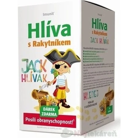 HLIVA Immunit con espino amarillo para niños JACK'S HEAD 1×30 tbl + regalo