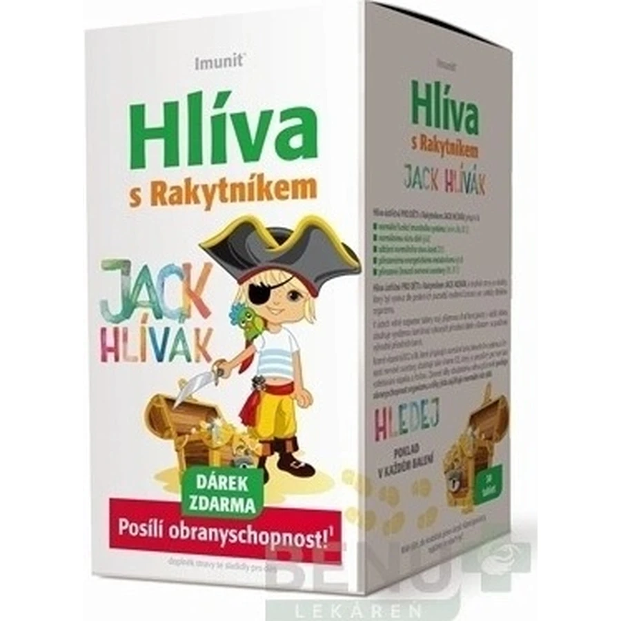 HLIVA Immunit con espino amarillo para niños JACK'S HEAD 1×30 tbl + regalo